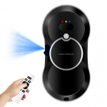 Liectroux HCR-10 Robot Ruitenreiniger met Ultrasone Waterverneveling, AI-Routeplanning, Dubbele Schijven met Simulerende Dweilbeweging, Compact Ontwerp van 6,8 cm, Borstelloze Motor, 30ml Watertank, UPS Stroomuitvalbescherming, Veiligheidstouw tot 200 kgf